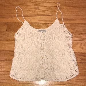 American Eagle Crochet Tank
